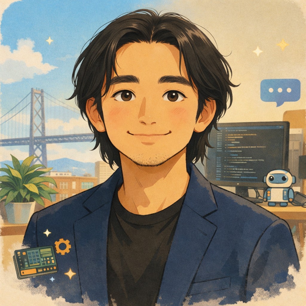 Anime-style portrait of Oliver Cheng